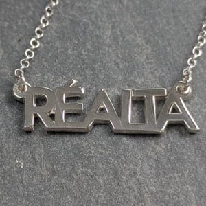 Réalta - Star Sterling Silver Irish Language Necklace