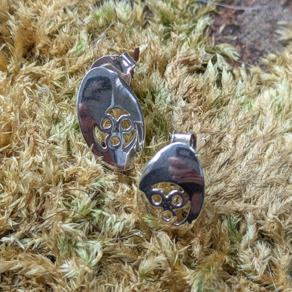 Spring Water Oval Studs