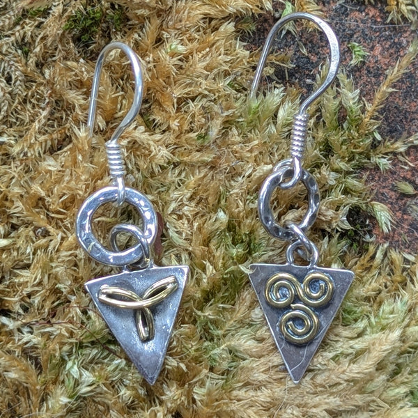 Triskele and Trinity Knot Earrings