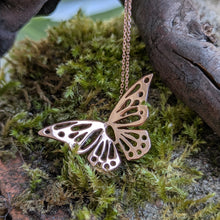 Load image into Gallery viewer, Rose Gold Butterfly Pendant