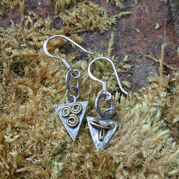 Triskele and Trinity Knot Earrings