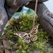 Load image into Gallery viewer, Rose Gold Butterfly Pendant