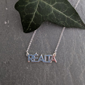 Réalta - Star Sterling Silver Irish Language Necklace