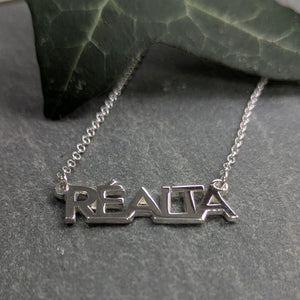 Réalta - Star Sterling Silver Irish Language Necklace