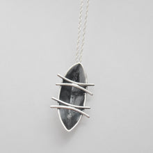 Load image into Gallery viewer, Broighter Hoard Pendant, Sterling Silver Ship Pendant, Oxidised Silver Boat, Sailor Gift, Irish Legends Necklace