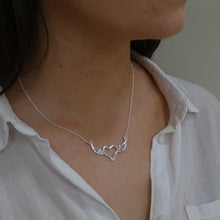 Load image into Gallery viewer, Sterling silver heart necklace