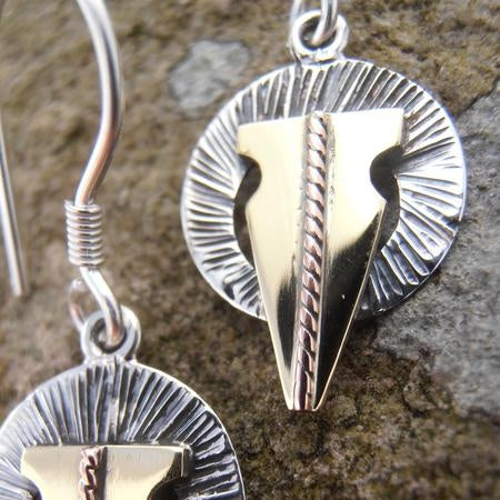 Imbolc Earrings, Sterling Silver Abstract Ram Skull Earrings, Goddess Brigid Earrings, Spring Season Jewellery, Celtic Festival Jewellery, Gaelic Tradition Jewelry, Wicca