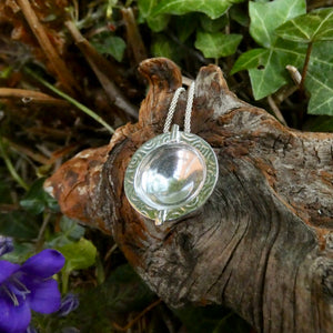 Dagda's Bowl of Plenty Pendant, Sterling Silver Tuatha de Danann Pendant, Celtic Mythology, Pagan Jewellery, Irish Deisgn, Wicca