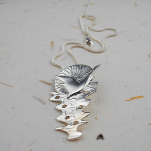 Belonging Pendant, Sterling Silver Bird Pendant, Swan Necklace, Nature Lover Gift, Spirituality Pendant, Meaningful Gift, Travel Necklace