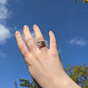Bean Rí Ring, Sterling Silver Queen Ring, Queen Maeve Jewellery, Celtic Folklore Goddess, Silver Feminist Ring