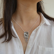 Load image into Gallery viewer, Belonging Pendant, Sterling Silver Bird Pendant, Swan Necklace, Nature Lover Gift, Spirituality Pendant, Meaningful Gift, Travel Necklace